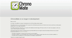 Desktop Screenshot of chronomateapp.com